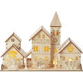 Markslöjd 706447 - LED Kerstdecoratie VILLAGE LED/0,24W/2xAA multiplex