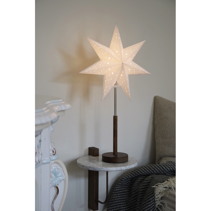 Markslöjd 706493 - LED Oplaadbare kerstdecoratie NOELLA LED/0,5W/3,7V 2000 mAh bruin/wit