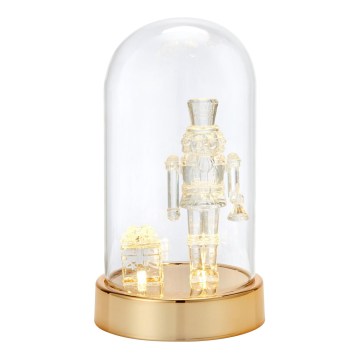 Markslöjd 706527 - LED Kerstdecoratie ISLA LED/0,12W/3xAA messing/notenkraker