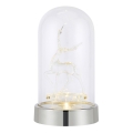 Markslöjd 706528 - LED kerstdecoratie ISLA LED/0,06W/3xAA glanzend chroom/rendier