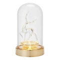 Markslöjd 706529 - LED Kerstdecoratie ISLA LED/0,06W/3xAA messing/rendier