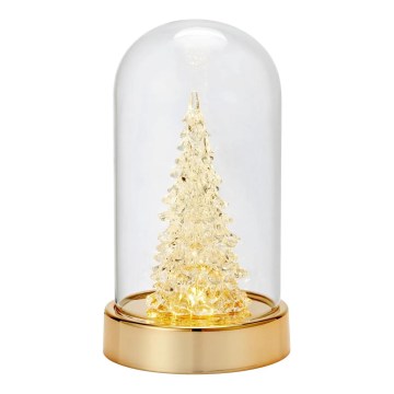 Markslöjd 706531 - LED kerstdecoratie ISLA LED/0,06W/3xAA messing/kerstboom