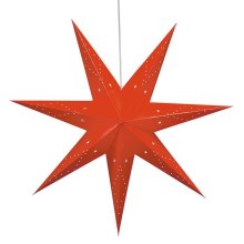Markslöjd 8101,130 - Kerst Decoratie SATURNUS 1xE14/25W/230V d. 75 cm rood