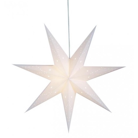 Markslöjd 8101,400 - Kerst Decoratie SATURNUS 1xE14/25W/230V d. 75 cm wit