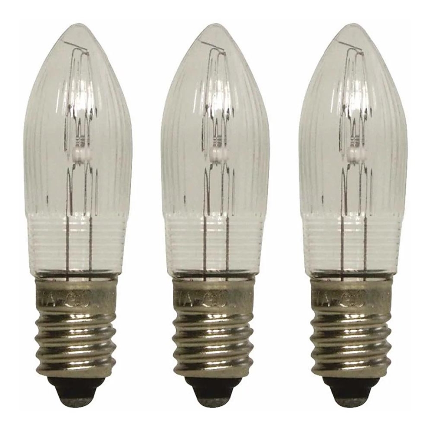 Markslöjd 8264 - SET 3x Heavy-duty Kerst lamp TOPPLAMPA E10/3W/55V