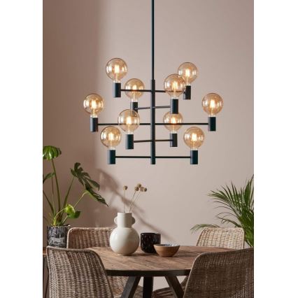 Markslöjd - Hanglamp aan vaste hanger PARIS 10x E27 / 60W / 230V