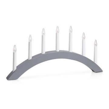 Markslöjd - Kerstkandelaar ATLE 7x E10 / 3W / 230V