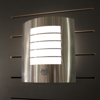 Massive 17014/47/10 - Sensor buitenlamp OSLO 1x E27 / 60W IP44