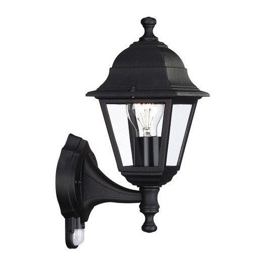 Massive - Wandlamp voor buiten met bewegingssensor LIMA 1xE27/60W/230V IP44