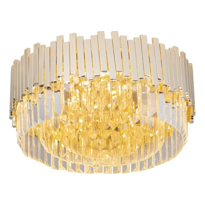 MAXLIGHT C0165 - Plafondlamp TREND 8xE14/40W/230V diameter 45 cm goud