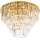 MAXLIGHT C0206 - Plafondlamp MONACO 15xG9/40W/230V diameter 60 cm goud