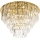 MAXLIGHT C0224 - Plafondlamp MONACO 16xG9/40W/230V diameter 80 cm goud