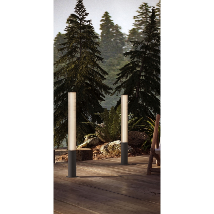 MAXLIGHT F0065 - LED Buitenlamp GARDENIA LED/25W/230V 105 cm CRI 93 IP65 antraciet