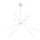 MAXLIGHT P0270 - LED Hanglamp aan een koord SPIN LED/33W/230V wit