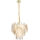 MAXLIGHT P0417 - Hanglamp aan een ketting ARWENA 7xE14/40W/230V diameter 50 cm goud