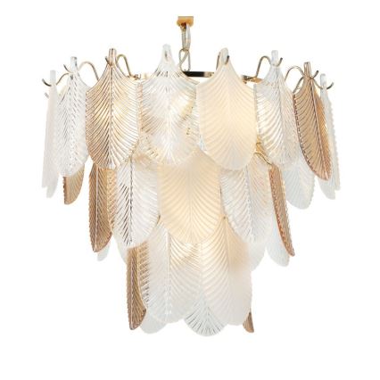 MAXLIGHT P0417 - Hanglamp aan een ketting ARWENA 7xE14/40W/230V diameter 50 cm goud