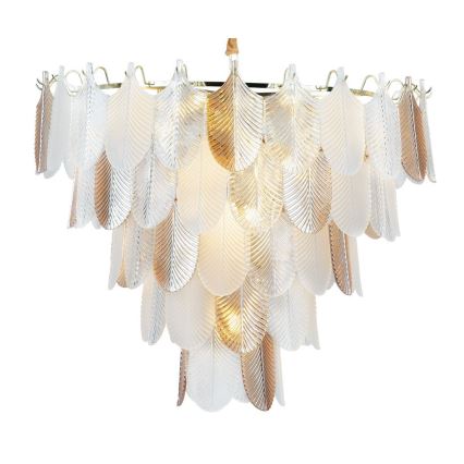MAXLIGHT P0418 - Hanglamp aan een ketting ARWENA 15xE14/40W/230V diameter 80 cm goud
