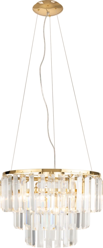 MAXLIGHT P0423 - Hanglamp aan een koord MONACO 9xG9/40W/230V diameter 42 cm goud