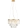 MAXLIGHT P0423 - Hanglamp aan een koord MONACO 9xG9/40W/230V diameter 42 cm goud