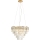 MAXLIGHT P0424 - Hanglamp aan een koord MONACO 15xG9/40W/230V diameter 60 cm goud