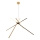 MAXLIGHT P0457 - LED Hanglamp aan een koord SPIN LED/33W/230V goud