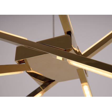 MAXLIGHT P0457 - LED Hanglamp aan een koord SPIN LED/33W/230V goud