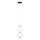 MAXLIGHT P0467 - LED Hanglamp aan een koord AKIKO LED/16W/230V diameter 20 cm wit