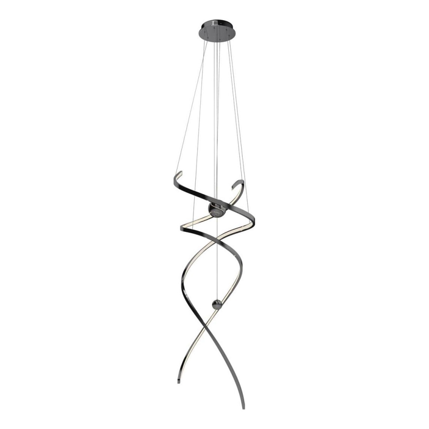 MAXLIGHT P0500D - Dimbare LED hanglamp aan een koord RITZ LED/100W/230V diameter 60 cm CRI 90 zwart