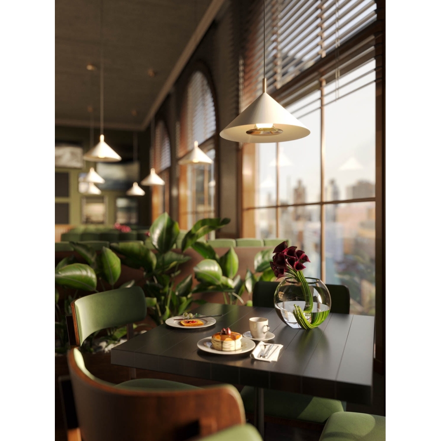 MAXLIGHT P0505 - LED Hanglamp aan een koord VULCANO LED/5W/230V diameter 30,5 cm wit