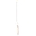 MAXLIGHT P0511 - Hanglamp aan een koord CAMPANILA 1xE27/40W/230V diameter 10 cm messing/grijs