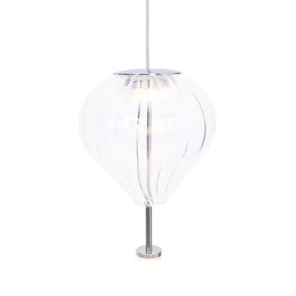 MAXLIGHT P0527 - LED Hanglamp aan een koord PALLONCINI 2xLED/3W/230V diameter 12 cm doorzichtig