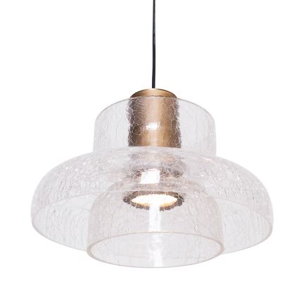 MAXLIGHT P0532 - LED Hanglamp aan een koord SIGNATURE LED/8W/230V diameter 22 cm messing/doorzichtig