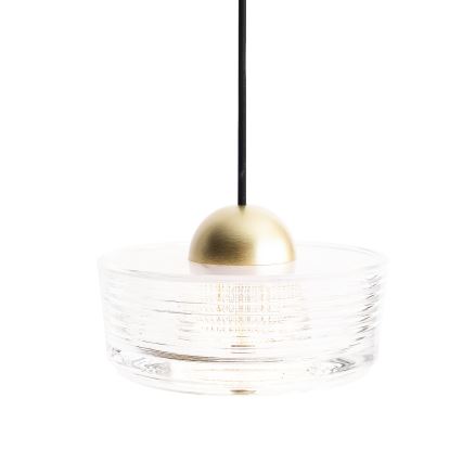 MAXLIGHT P0542 - LED Hanglamp aan een koord LIPARI LED/6W/230V diameter 16 cm doorzichtig