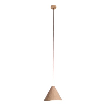 MAXLIGHT P0547 - Hanglamp aan een koord SAKURA 1xE27/60W/230V diameter 33,5 cm eiken