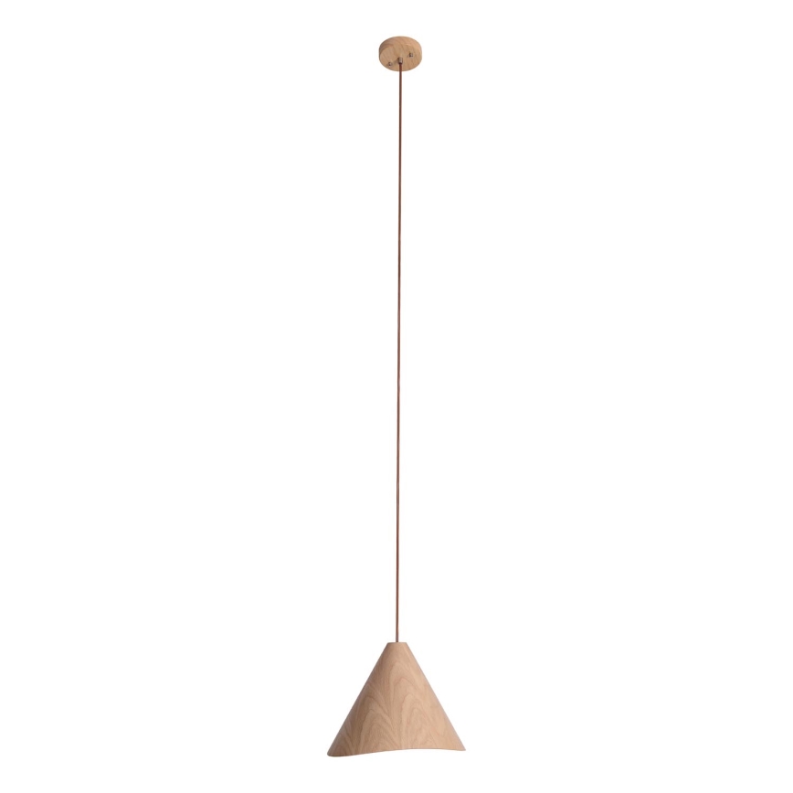 MAXLIGHT P0547 - Hanglamp aan een koord SAKURA 1xE27/60W/230V diameter 33,5 cm eiken
