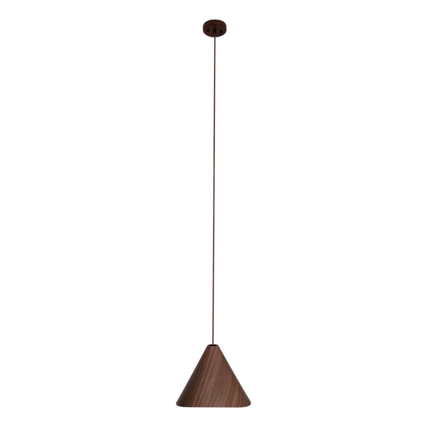 MAXLIGHT P0548 - Hanglamp aan een koord SAKURA 1xE27/60W/230V diameter 33,5 cm walnoot