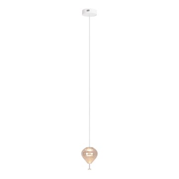 MAXLIGHT P0575 - LED Hanglamp aan een koord PALLONCINI 2xLED/3W/230V diameter 12 cm beige