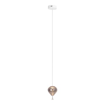 MAXLIGHT P0576 - LED Hanglamp aan een koord PALLONCINI 2xLED/3W/230V diameter 12 cm gerookt