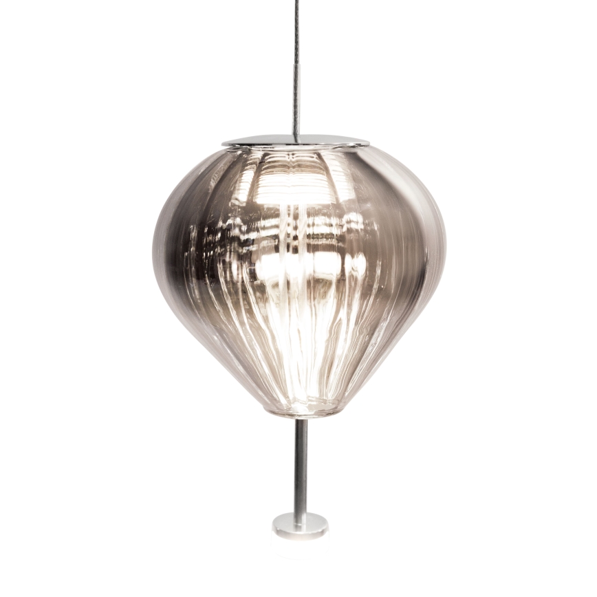MAXLIGHT P0576 - LED Hanglamp aan een koord PALLONCINI 2xLED/3W/230V diameter 12 cm gerookt