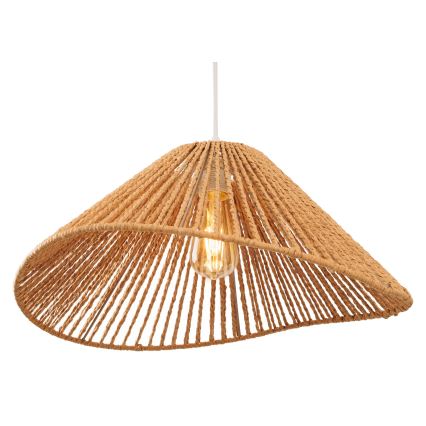 MAXLIGHT P0577 - Hanglamp aan een koord AMALFI 1xE27/15W/230V diameter 45 cm beige