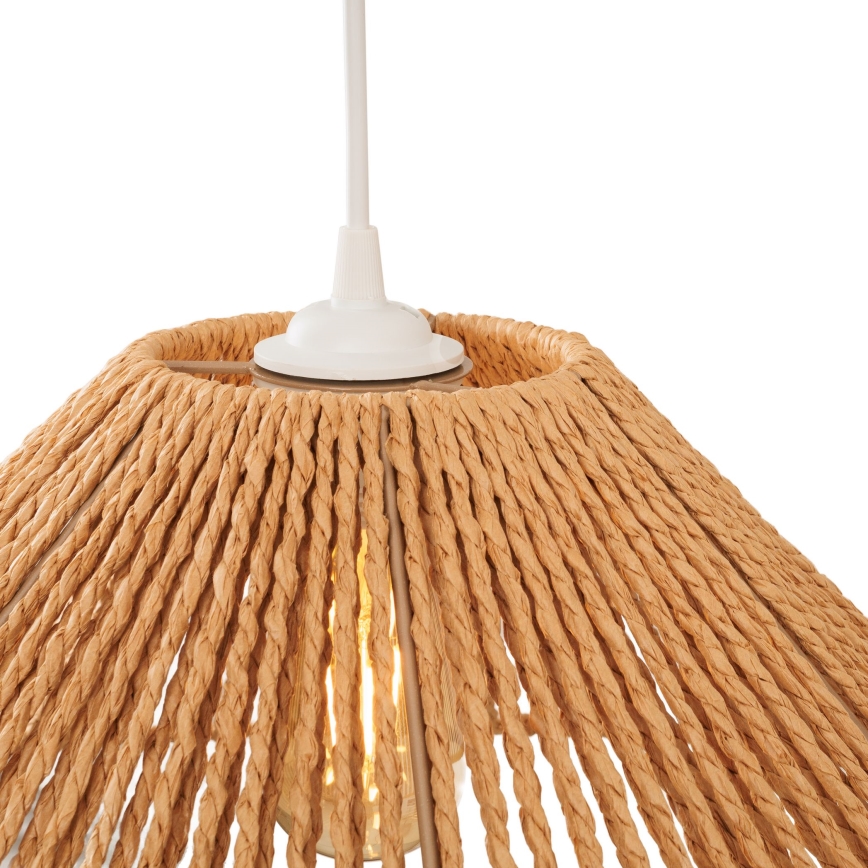MAXLIGHT P0577 - Hanglamp aan een koord AMALFI 1xE27/15W/230V diameter 45 cm beige