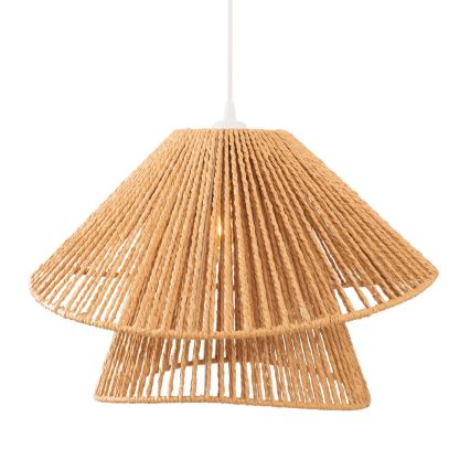 MAXLIGHT P0578 - Hanglamp aan een koord AMALFI 1xE27/15W/230V diameter 45 cm beige