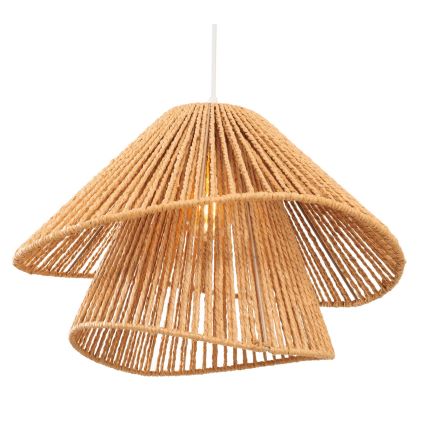 MAXLIGHT P0578 - Hanglamp aan een koord AMALFI 1xE27/15W/230V diameter 45 cm beige