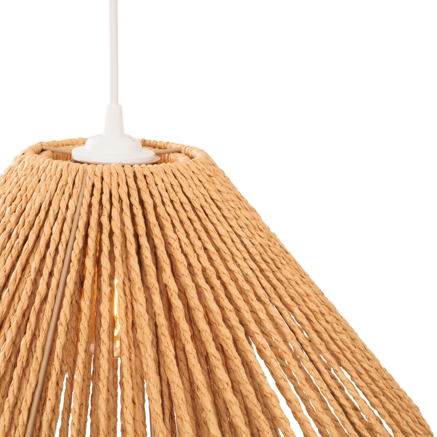 MAXLIGHT P0578 - Hanglamp aan een koord AMALFI 1xE27/15W/230V diameter 45 cm beige