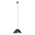 MAXLIGHT P0579 - Hanglamp aan een koord AMALFI 1xE27/15W/230V diameter 45 cm zwart