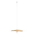 MAXLIGHT P0581 - Hanglamp aan een koord NAP 1xE27/15W/230V diameter 60 cm beige