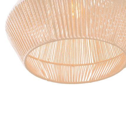 MAXLIGHT P0584 - Hanglamp aan een koord PRASLIN 1xE27/15W/230V diameter 44 cm beige