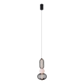 MAXLIGHT P0591 - LED Hanglamp aan een koord BORA LED/10W/230V diameter 22 cm wit/zwart
