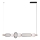 MAXLIGHT P0593 - LED Hanglamp aan een koord BORA LED/29W/230V wit/zwart