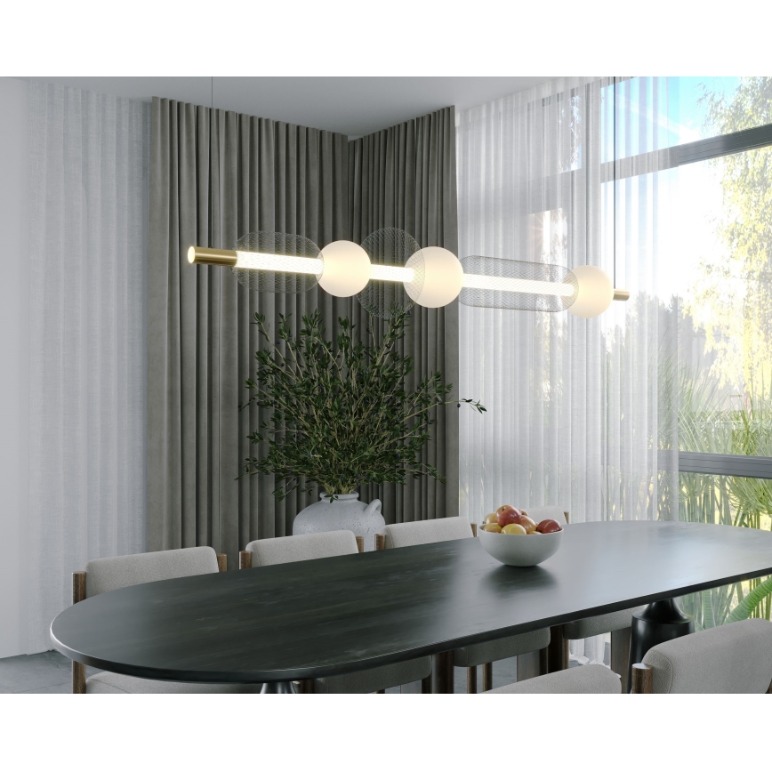 MAXLIGHT P0593 - LED Hanglamp aan een koord BORA LED/29W/230V wit/zwart